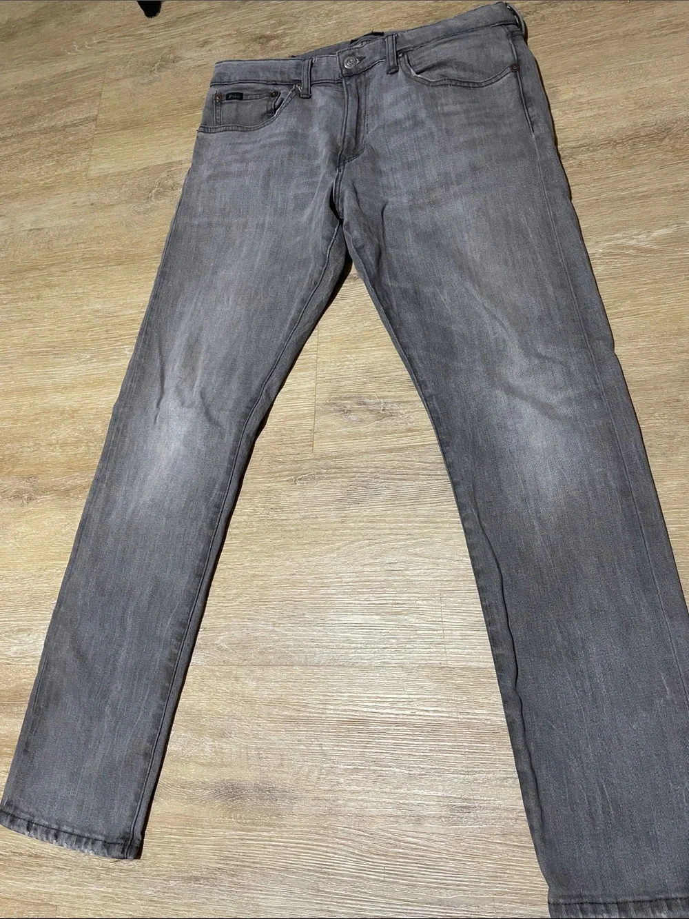 Polo by Ralph Lauren Men's Slim Straight Gray Jeans